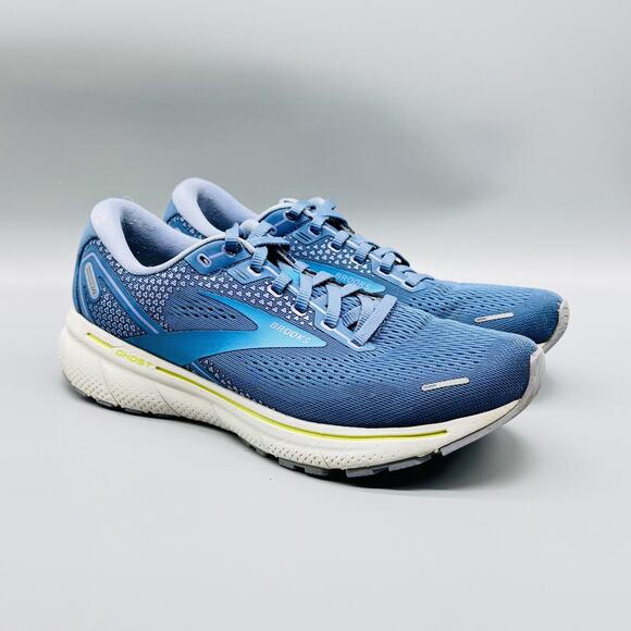 Brooks Ghost 14 Shoes Womens 10 Blue Mesh Running Sneakers Cushion Athletic - Picture 2 of 12